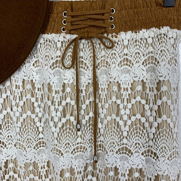 Lapis Anthropologie Boho Crochet Skirt - Picture 3 of 4